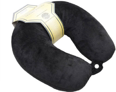 

Spungee Royalkart Microbeads Travel Neck Pillow for car, train, bus, flight Neck Pillow(Black)