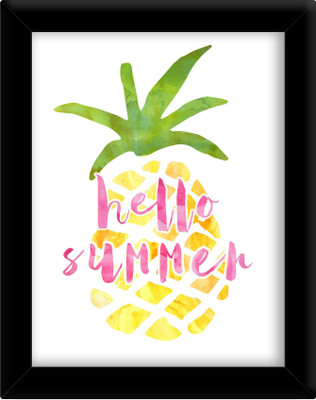 

Hello summer Paper Print(30 inch X 21 inch, Framed)