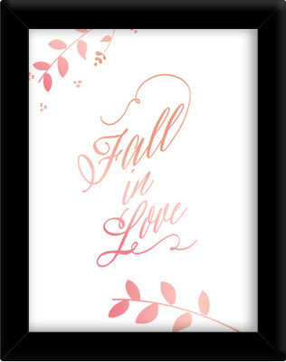 

Fall in Love Paper Print(30 inch X 21 inch, Framed)