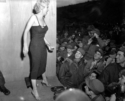

poster of marilyn monroe with fan Fine Art Print(8 inch X 10 inch, Rolled)