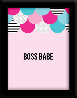 

Boss babe Paper Print(30 inch X 21 inch, Framed)
