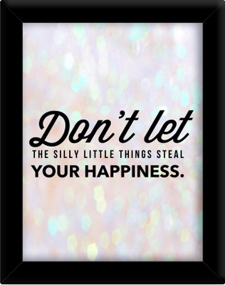 

Don't let Paper Print(30 inch X 21 inch, Framed)