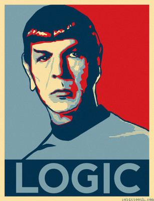

Graphic Art Poster - Star Trek - Spock Logic - Hollywood Collection - Movie Poster Collection Paper Print(12 inch X 17 inch)