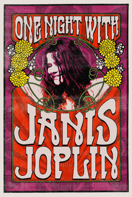 

Music and Musicians Collection - Janis Joplin - Vintage Concert Poster - Movie Poster Collection Paper Print(12 inch X 17 inch)