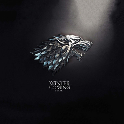 

Direwolf Sigil Of House Stark - Winter Is Coming - Premium Quality Poster Paper Print(12 inch X 17 inch)