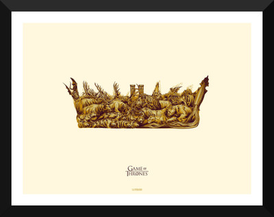 

Crown - Game Of Thrones Collection - Premium Quality Framed Poster Paper Print(12 inch X 17 inch)