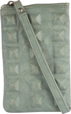 

JL Collections Leather Green Mobile Pouch Mobile Pouch(Green)