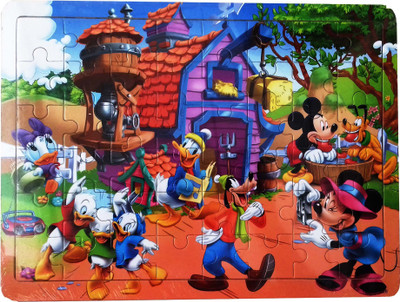 

kidoz kingdom DISNEY WOODEN PUZZLE(48 Pieces)