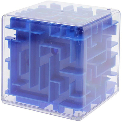 

RIANZ 3D Maze Puzzle Magic Cube Labyrinth Rolling Twist Toy Challenging Puzzle Game for Adult Children - Stress Buster Game(1 Pieces)