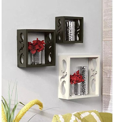 

Decorasia Square Nesting Black & White MDF Wall Shelf(Number of Shelves - 3, Black, White)