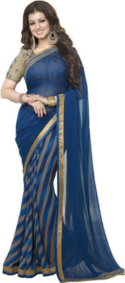 

Kalaniketanfashion Embroidered Bollywood Georgette Saree(Multicolor)