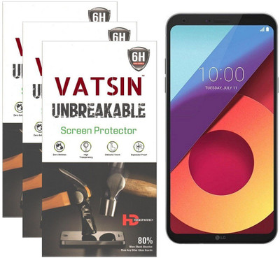 

Vatsin Screen Guard for LG Q6, Transparent