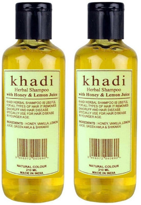 

Khadi Herbal Honey & Lemon Juice Shampoo(420 ml)
