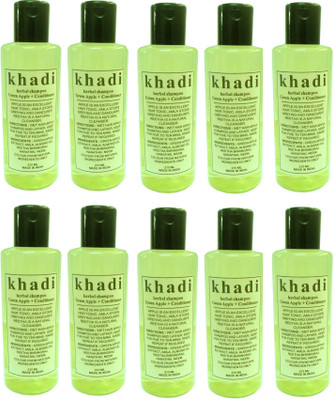 

Khadi Herbal Green Apple + Conditioner Shampoo(2100 ml)