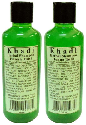 

Khadi Herbal Henna & Tulsi shampoo(420 ml)