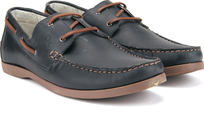 

United Colors of Benetton Boat Shoes For Men(Black, 901