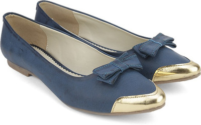 

Bata METALLIC Bellies For Women(Blue, Gold