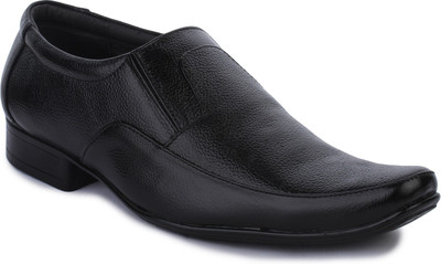 

WHERRY BOOTS Genuine Leather Shoes Slip On For Men(Black