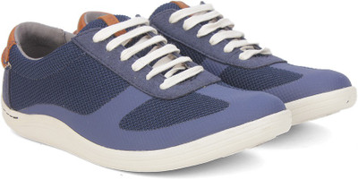 

Clarks Mapped Vibe Blue Combi Sneakers For Men(Blue