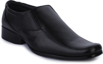 

WHERRY BOOTS Genuine Leather Shoes Slip On For Men(Black