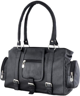

JARS Collections Girls Formal Black Leatherette Hand-held Bag
