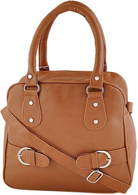 

JARS Collections Girls Formal Tan Leatherette Shoulder Bag