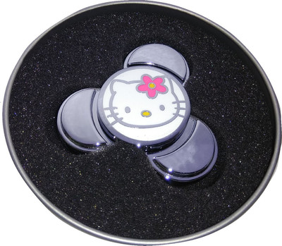 

Akrobo Stainless Steel Hello Kitty Fidget SPinner(Silver)