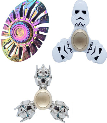 

Krypton PACK OF 3 GALAXY RAINBOW / TRANSFORMER / STAR WARS HIGH SPEED COOL LOOK FIDGET HAND SPINNER MINI 2 MINT SPIN TOYS(Multicolor)