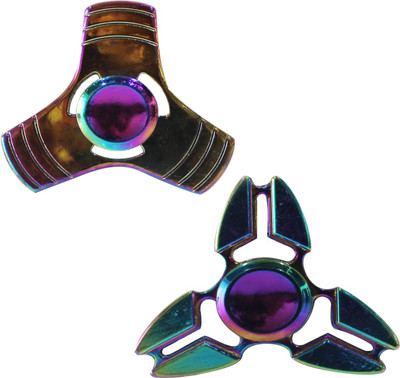 

Toys Factory Designer Rainbow Metal Fidget Hand Spinner(Multicolor)