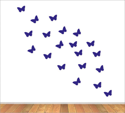 

Wall1ders  Sticker Sticker(Pack of 20, Blue
