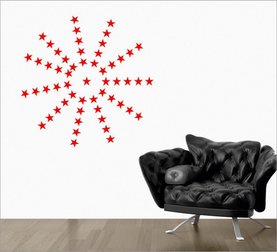 

Dakshita  Sticker Sticker(Pack of 50, Red