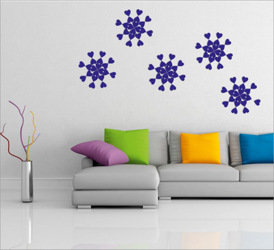 

Wall1ders  3D Acrylic Sticker Sticker(Pack of 100, Blue