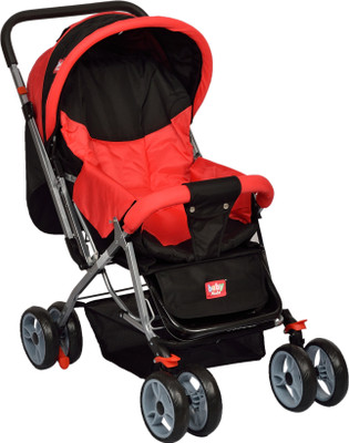 

BabyMate BABYMATE NIGHTINGALE STROLLER WITH MAMA BAG-RED-301A Stroller Cum Rocker(Multi, Red)