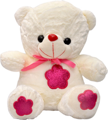 

Toyshine Teddy Bear With Ribbon Yellow Soft Toy 30cm - 29.2 cm(White)