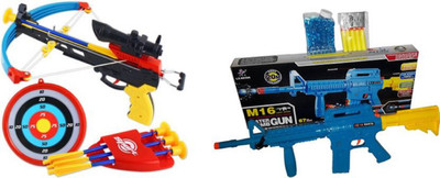 

Goyal Crossbow Set & M-16 Kids Gun Combo Pack (Multicolor)(Multicolor)