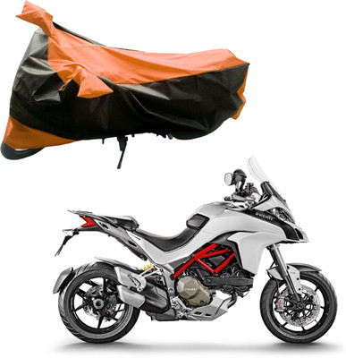 

Purpleheart Two Wheeler Cover for Ducati(Multistrada, Black, Orange)