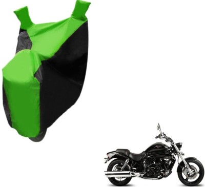 MOCKHE Two Wheeler Cover for Hyosung(Aquila Pro 650, Black, Green)