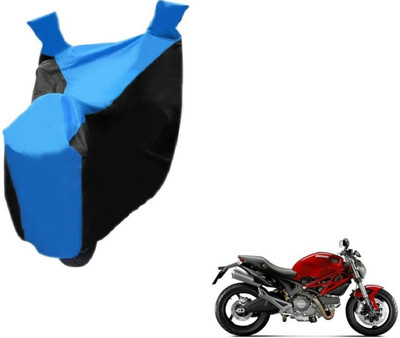MOCKHE Two Wheeler Cover for Ducati(Monster 795, Black, Blue)