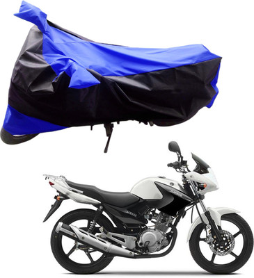 

Purpleheart Two Wheeler Cover for Yamaha(YBR 125, Black, Blue)