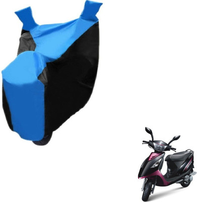 MOCKHE Two Wheeler Cover for TVS(Streek, Black, Blue)
