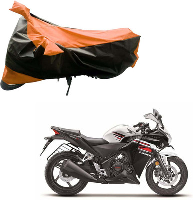 

Purpleheart Two Wheeler Cover for Honda(CBR 250R, Black, Orange)
