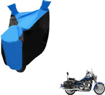 MOCKHE Two Wheeler Cover for Triumph(Black, Blue)
