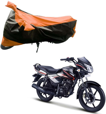 

Purpleheart Two Wheeler Cover for TVS(Phoenix, Black, Orange)