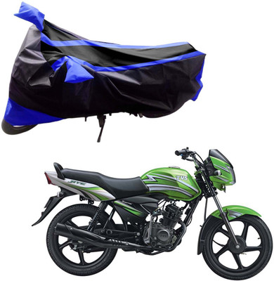 

Purpleheart Two Wheeler Cover for TVS(Jive, Black, Blue)