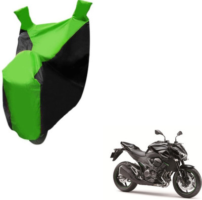MOCKHE Two Wheeler Cover for Kawasaki(Z800, Black, Green)