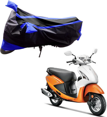 

Purpleheart Two Wheeler Cover for Hero(Pleasure, Black, Blue)