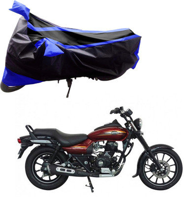 

Purpleheart Two Wheeler Cover for Bajaj(Avenger 150 Street, Black, Blue)
