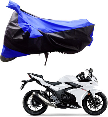 

Purpleheart Two Wheeler Cover for Suzuki(Gixxer, Black, Blue)