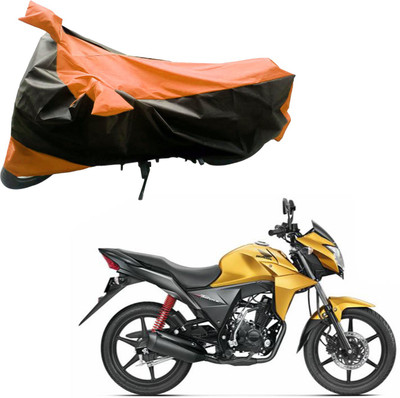 

Purpleheart Two Wheeler Cover for Honda(CB Twister, Black, Orange)