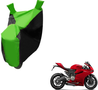MOCKHE Two Wheeler Cover for Ducati(899 Panigale, Black, Green)